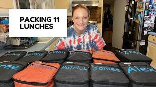 PACKING 11 LUNCHES FOR MY 11 KIDS