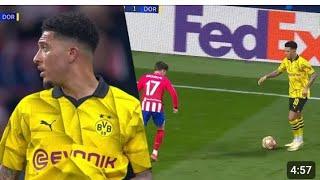 Jadon Sancho Vs Atletico Madrid champions league highlights