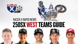 2021 250SX West Region Teams & Riders Guide | Racer X Rapid News