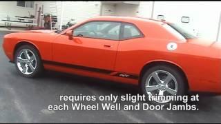 Auto Trim DESIGN Dodge Challenger Hood and Body Side Graphics - 7-23-2010