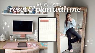 monthly reset & plan with me | August 2024 ️ - next Disney trip, digital planning on iPad