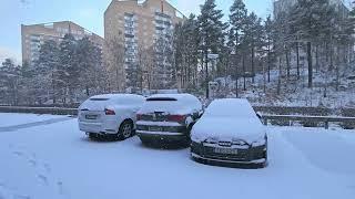 ️ Walking Tour in Edsbergs Centrum | Heavy Snow in Stockholm, Sweden  #689