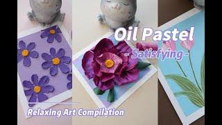 Satisfying Oil Pastel Art Compilation | Relaxing art videos