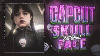 How To Make Skull Face Edit In Capcut Tutorial || DarkJen