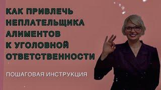 Как привлечь  должника алиментов к уголовной ответственности #алиментынаребенка #семейныйадвокат