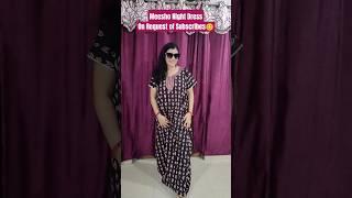 Nighty Dress For Women | Nighty For Women | Cotton Nighty From Meesho | Requested Video #Shorts