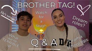 Q&A / Savage Chats! With me & Leo BROTHER TAG! + A GIVEAWAY ? 🩷 #qanda #family #funny