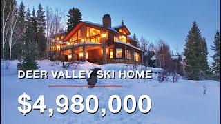 [SOLD] $4,980,000 Ski-In and Ski-out Mansion at world famous Deer Valley Resort®