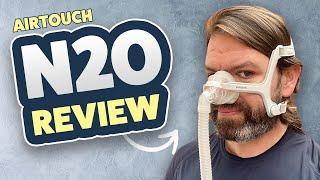 ResMed AirTouch N20 CPAP Mask Review / Fitting Tutorial -  New Soft Memory Foam Seal!