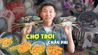 Africa Food Trip #3: Seafood in local market. CHỢ TRỜI CHÂU PHI. Du lịch ẩm thực Madagascar