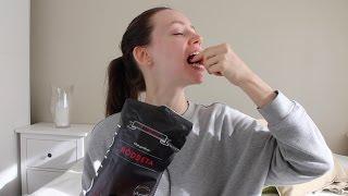 ASMR Whisper Eating Sounds | Beetroot Chips & Apple Ginger Tonic