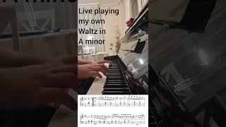 Waltz in A minor (Live playing)