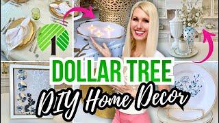 *DOLLAR TREE* HOME DECOR DIYS! HIGH END DECOR PROJECTS & IDEAS For LESS!