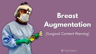 Watch a Real Breast Augmentation Procedure Step by Step | Dr. Camille Cash