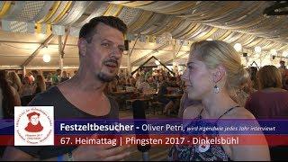 Dinkelsbühl 2017 - Interview - Festzelt am Samstag - Olli- Heimattag der Siebenbürger Sachsen