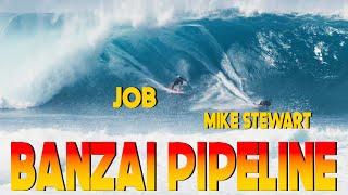 XTRA LARGE LONG PERIOD SWELL IGNITES BANZAI PIPELINE