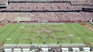 Fightin' Texas Aggie Band Halftime Drill - Texas A&M University vs McNeese State