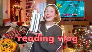 cozy reading vlog: excessively reading to try to beat my goodreads goal!