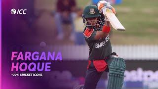 Fargana Hoque | Bangladesh's ever-present force | ICC 100% Cricket Icons