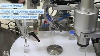 113 15ml serum bottle filling capping machine