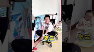 斥巨资入手五只神兽️ #三胞胎 #多胞胎生活 #Vlog日常 #家庭搞笑