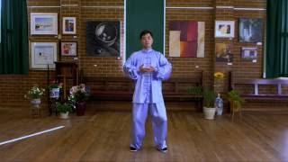 Ba Duan Jin Qi Gong Demonstration (Front View with Instructions)