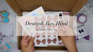 Scribble Prints Co Destash Box HAUL | plan with her