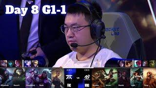 FNC vs WBG - Game 1 | Day 8 LoL Worlds 2024 Swiss Stage | Fnatic vs Weibo Gaming G1 full