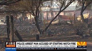 Tribal police chief reacts to arrest made in Watch Fire in San Carlos