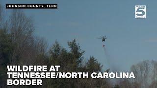 Crews continue to battle wildfire at Tennessee-North Carolina border