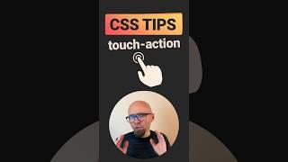 How to handle touchscreen gestures in the browser using CSS #css #csstips