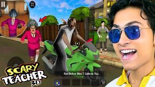 New GRANNY Prank with SCARY TEACHER 3d