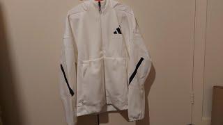 Adidas Z.N.E. Full-Zip Hooded Track Jacket White