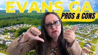 PROS And CONS Of Living In Evans Georgia | Best Augusta GA Suburb!