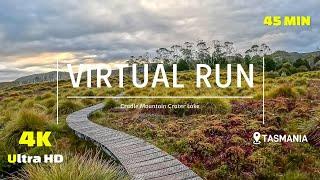 Virtual Run - Trail Run 4K - Treadmill Workout -Cradle Mountain - Scenery Tasmania