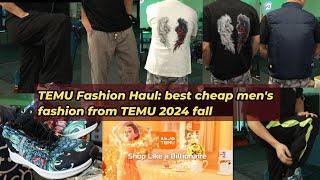  TEMU Fashion Haul "Best Cheap men's fashion from TEMU 2024 fall"