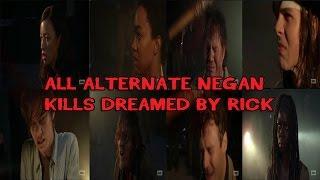 ALL ALTERNATE NEGAN KILLS - WALKING DEAD SEASON 7 DVD EXTRA