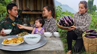 The Real Life of a 17-Year-Old Eggplant Seller - Family Meals and Her Husband's Change?