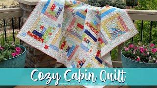 Erica's EASY Log Cabin Quilt (Beginner Friendly Quilt Tutorial!)