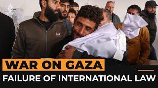 Experts: International law has failed Gaza | Al Jazeera Newsfeed