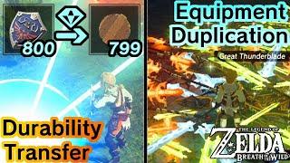 Equipment Duplication, Durability Transfer, & more | BotW Glitches & Tricks