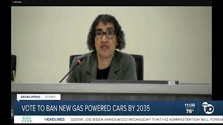 Vote to ban gas powered cars by 2035