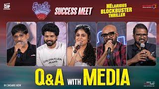 Q & A With Media @ Mathu Vadalara 2 Success Meet | Sri Simha | Faria Abdullah | Shreyas Media