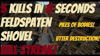 Verdun Kill Streak | 5 Kills In 8 Seconds With Feldspaten Shovel!