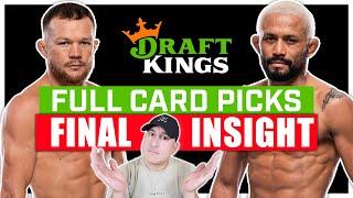 DRAFTKINGS: UFC Macau: Yan vs. Figueiredo FULL CARD Predictions