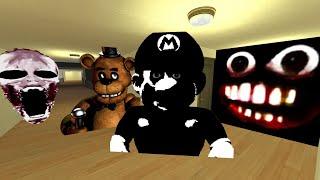 Scary Face, Gillbert, Freddy Fazbear And Scp096 Nextbot Gmod