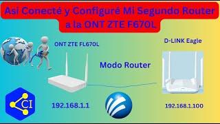 Asi Conecté y Configuré Mi Segundo Router a la ONT ZTE F660L parte 1