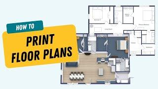 Generate and Print 2D and 3D Floor Plans - RoomSketcher App