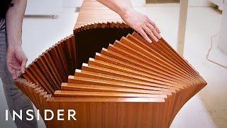 New York Designer Creates Shape-Shifting Cabinets