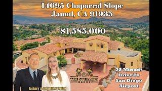 Tour 14695 Chaparral Slope RD; Custom Jamul Home in San Diego County California - The Svelling Group